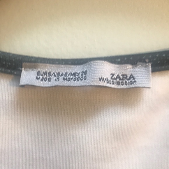 |Zara| Green Yellow Ivory Striped Sleeveless Top - Picture 4 of 4